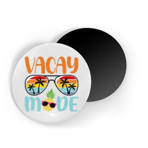 Vacay Mode Cute Vacation Summer Cruise Getaway Holiday Magnet