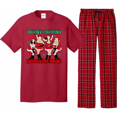 Very Merry Christmas Bitch Funny Girls Iconic Holiday Season Dancing Pajama Set