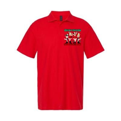 Very Merry Christmas Bitch Funny Girls Iconic Holiday Season Dancing Softstyle Adult Sport Polo