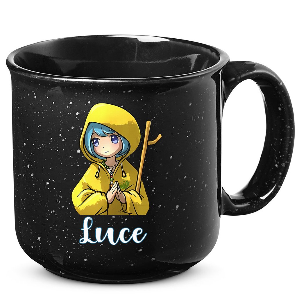 VaticanS Mascot Character Cute Anime Girl Luce 15oz Campfire Ceramic Mug
