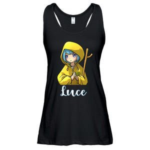 VaticanS Mascot Character Cute Anime Girl Luce Ladies Essential Flowy Tank