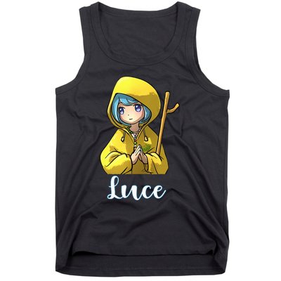 VaticanS Mascot Character Cute Anime Girl Luce Tank Top