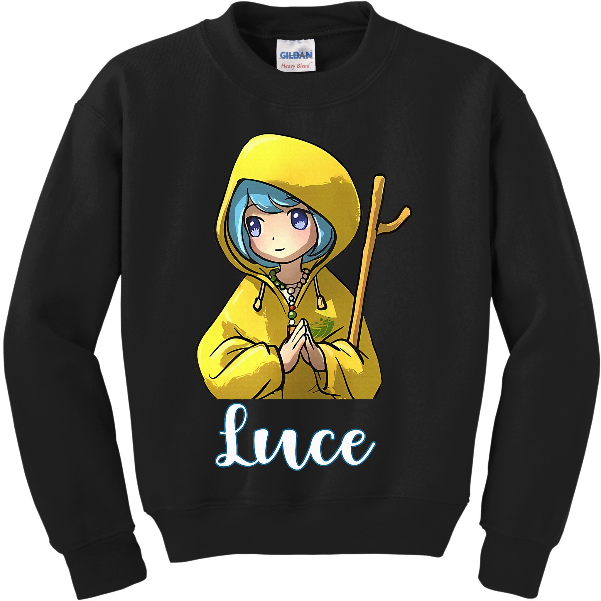 VaticanS Mascot Character Cute Anime Girl Luce Kids Sweatshirt