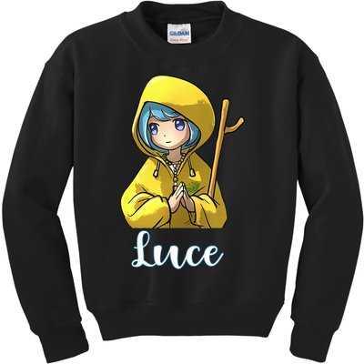 VaticanS Mascot Character Cute Anime Girl Luce Kids Sweatshirt