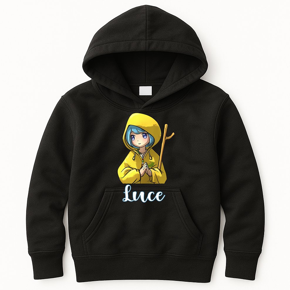 VaticanS Mascot Character Cute Anime Girl Luce Kids Hoodie