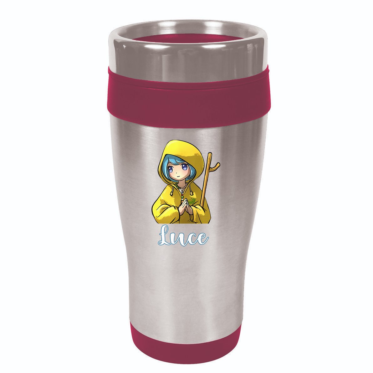 VaticanS Mascot Character Cute Anime Girl Luce 16oz Travel Tumbler