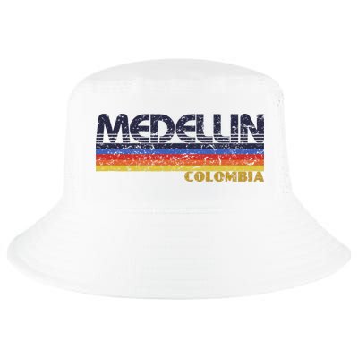 Vintage Medellin Colombia Retro Design Cool Comfort Performance Bucket Hat