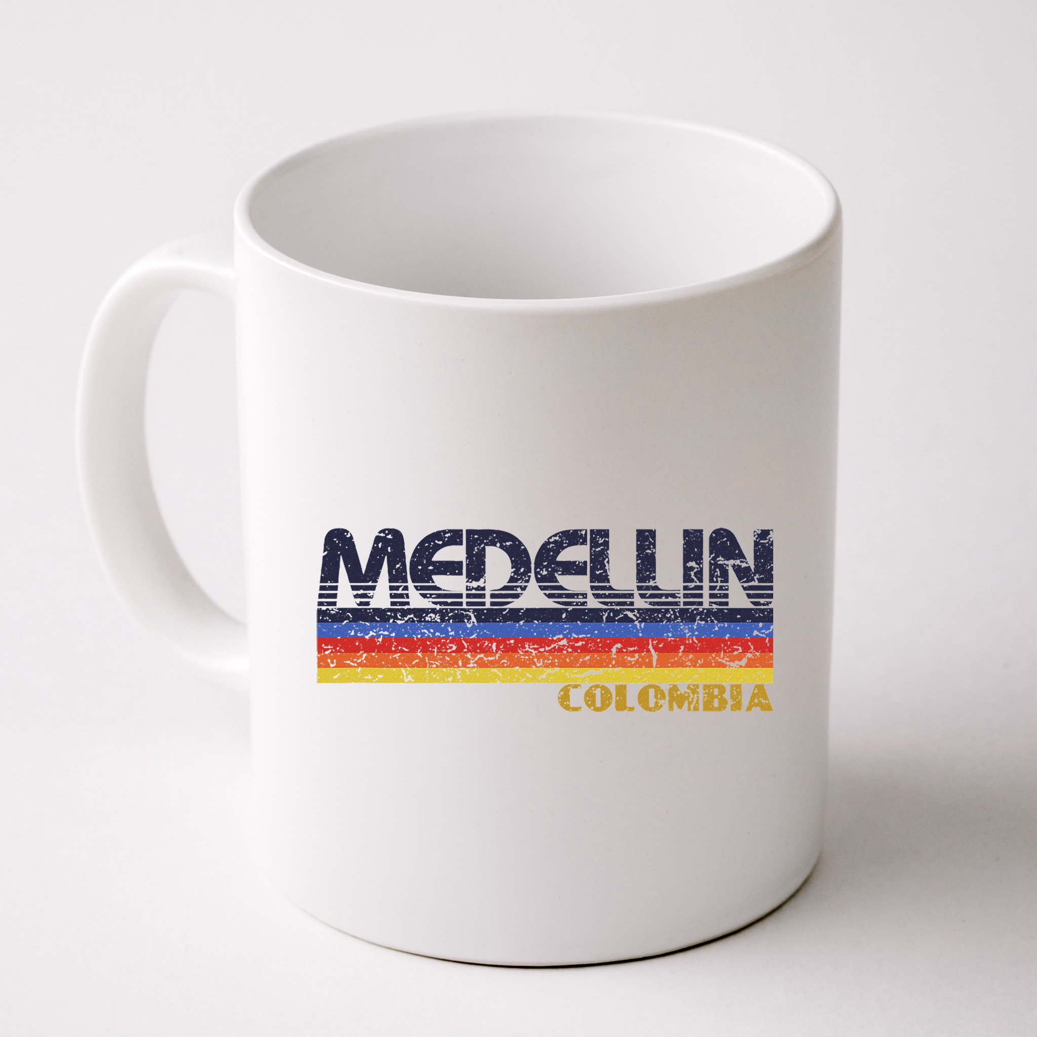 Vintage Medellin Colombia Retro Design Mug