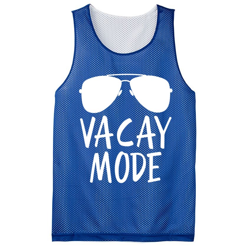 Vacay Mode Cute Vacation Summer Gift Mesh Reversible Basketball Jersey Tank