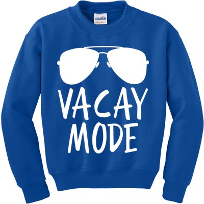 Vacay Mode Cute Vacation Summer Gift Kids Sweatshirt