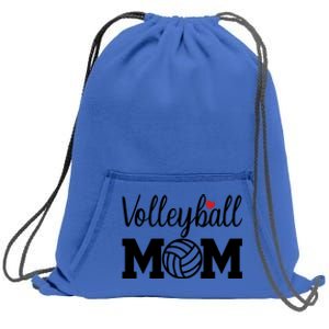 Volleyball Mom Cute Mom Life Volleyball Game Day Cheer Mom Gift Sweatshirt Cinch Pack Bag