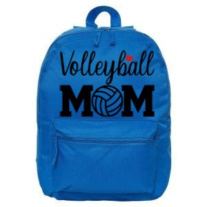 Volleyball Mom Cute Mom Life Volleyball Game Day Cheer Mom Gift 16 in Basic Backpack