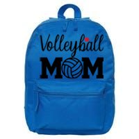 Volleyball Mom Cute Mom Life Volleyball Game Day Cheer Mom Gift 16 in Basic Backpack