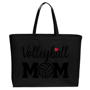 Volleyball Mom Cute Mom Life Volleyball Game Day Cheer Mom Gift Cotton Canvas Jumbo Tote