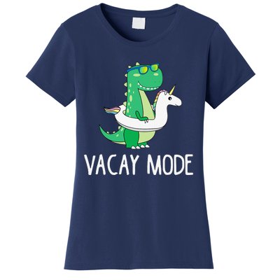 Vacay Mode Cute Dinosaur Funny Family Vacation Gift Women's T-Shirt