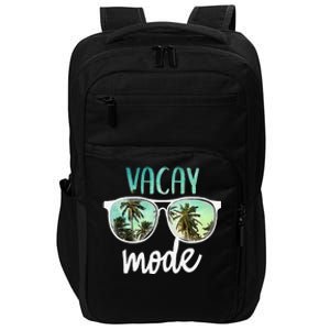 Vacay Mode Cute Vacation Summer Cruise Getaway Impact Tech Backpack