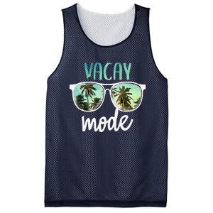 Vacay Mode Cute Vacation Summer Cruise Getaway Mesh Reversible Basketball Jersey Tank