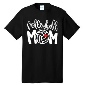 Volleyball Mom Cute Mom Life Volleyball Game Day Cheer Mom Tall T-Shirt