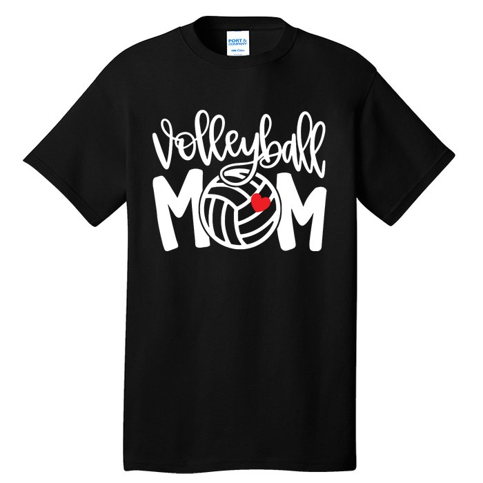 Volleyball Mom Cute Mom Life Volleyball Game Day Cheer Mom Tall T-Shirt