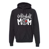 Volleyball Mom Cute Mom Life Volleyball Game Day Cheer Mom Premium Hoodie