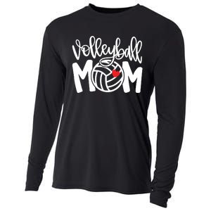 Volleyball Mom Cute Mom Life Volleyball Game Day Cheer Mom Cooling Performance Long Sleeve Crew