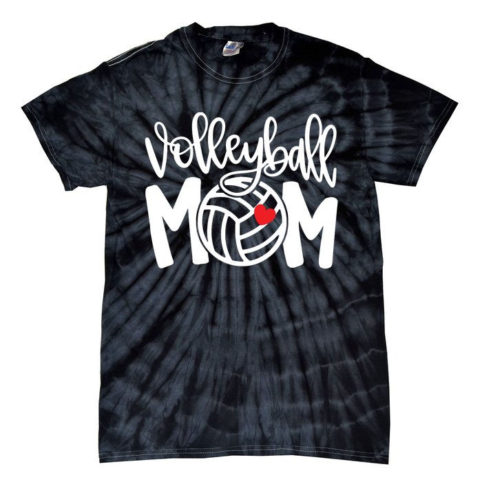 Volleyball Mom Cute Mom Life Volleyball Game Day Cheer Mom Tie-Dye T-Shirt