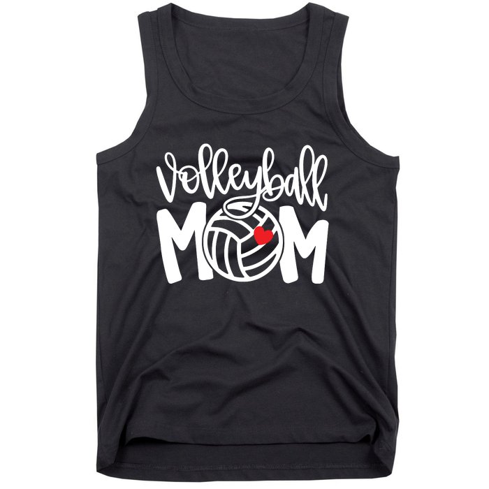 Volleyball Mom Cute Mom Life Volleyball Game Day Cheer Mom Tank Top