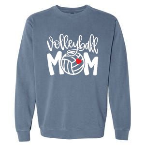 Volleyball Mom Cute Mom Life Volleyball Game Day Cheer Mom Garment-Dyed Sweatshirt