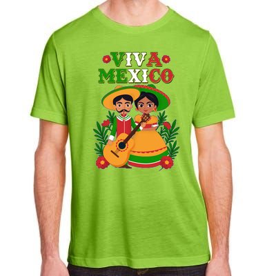 Viva Mexico Celebrate Mexican Independence Day Adult ChromaSoft Performance T-Shirt