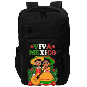 Viva Mexico Celebrate Mexican Independence Day Impact Tech Backpack