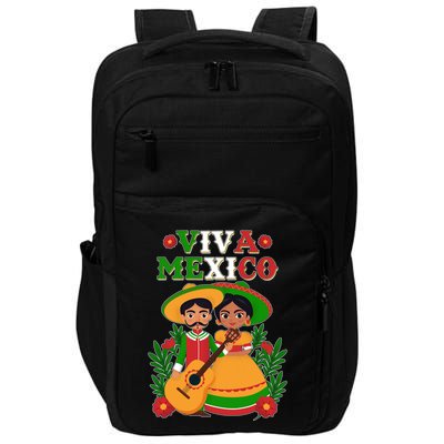 Viva Mexico Celebrate Mexican Independence Day Impact Tech Backpack