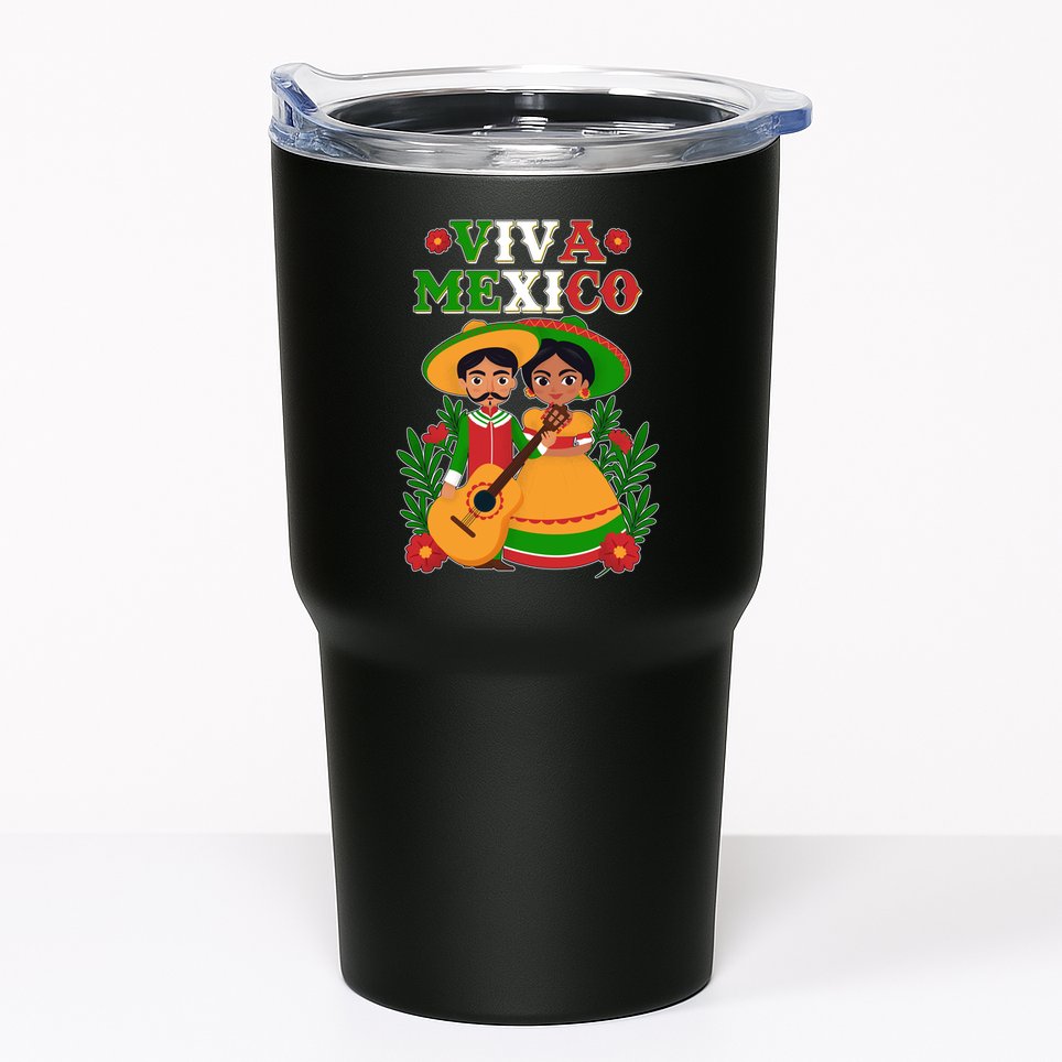 Viva Mexico Celebrate Mexican Independence Day Tumbler