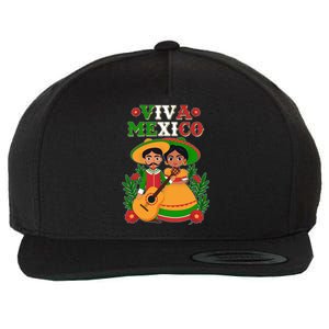 Viva Mexico Celebrate Mexican Independence Day Wool Snapback Cap