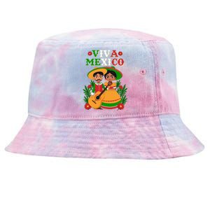 Viva Mexico Celebrate Mexican Independence Day Tie-Dyed Bucket Hat