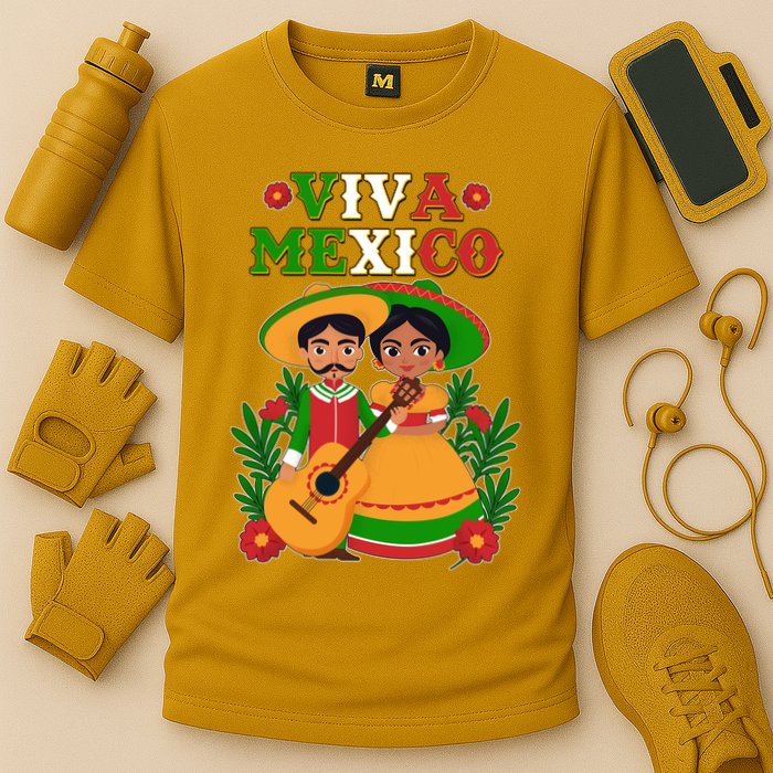Viva Mexico Celebrate Mexican Independence Day Performance Shirt
