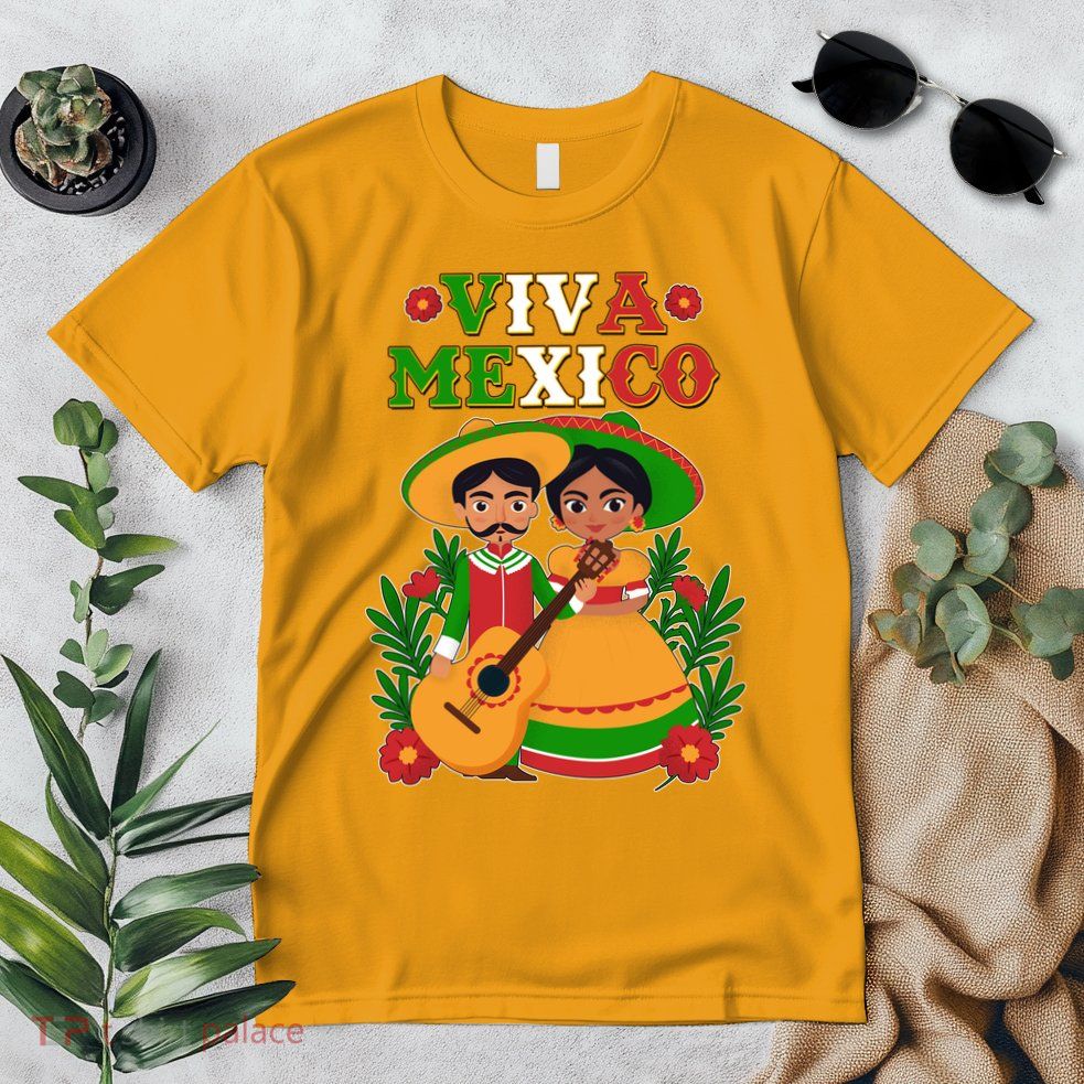 Viva Mexico Celebrate Mexican Independence Day Premium T-Shirt