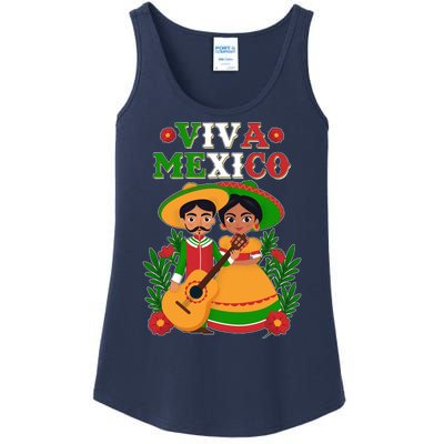 Viva Mexico Celebrate Mexican Independence Day Ladies Essential Tank