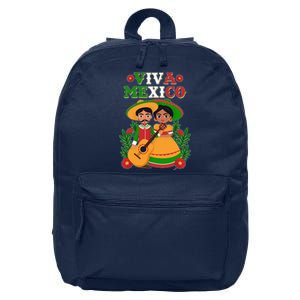 Viva Mexico Celebrate Mexican Independence Day 16 in Basic Backpack