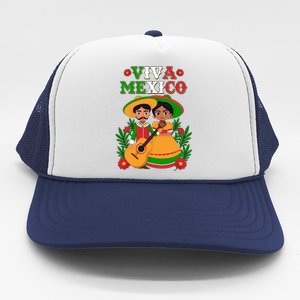 Viva Mexico Celebrate Mexican Independence Day Trucker Hat