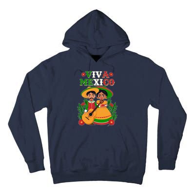 Viva Mexico Celebrate Mexican Independence Day Tall Hoodie