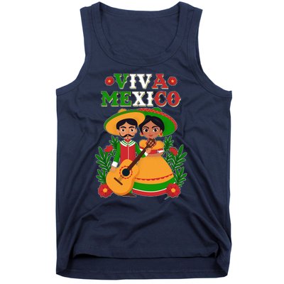 Viva Mexico Celebrate Mexican Independence Day Tank Top