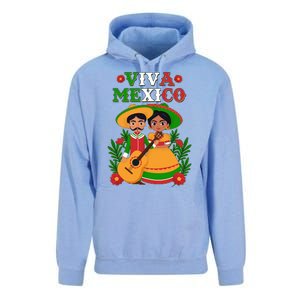 Viva Mexico Celebrate Mexican Independence Day Unisex Surf Hoodie