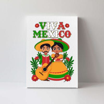 Viva Mexico Celebrate Mexican Independence Day Canvas