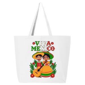 Viva Mexico Celebrate Mexican Independence Day 25L Jumbo Tote