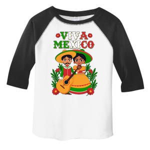 Viva Mexico Celebrate Mexican Independence Day Toddler Fine Jersey T-Shirt