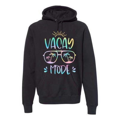 Vacay Mode Cute Vacation Summer Cruise Getaway Holiday Premium Hoodie