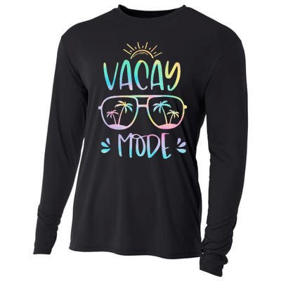 Vacay Mode Cute Vacation Summer Cruise Getaway Holiday Cooling Performance Long Sleeve Crew