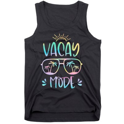 Vacay Mode Cute Vacation Summer Cruise Getaway Holiday Tank Top