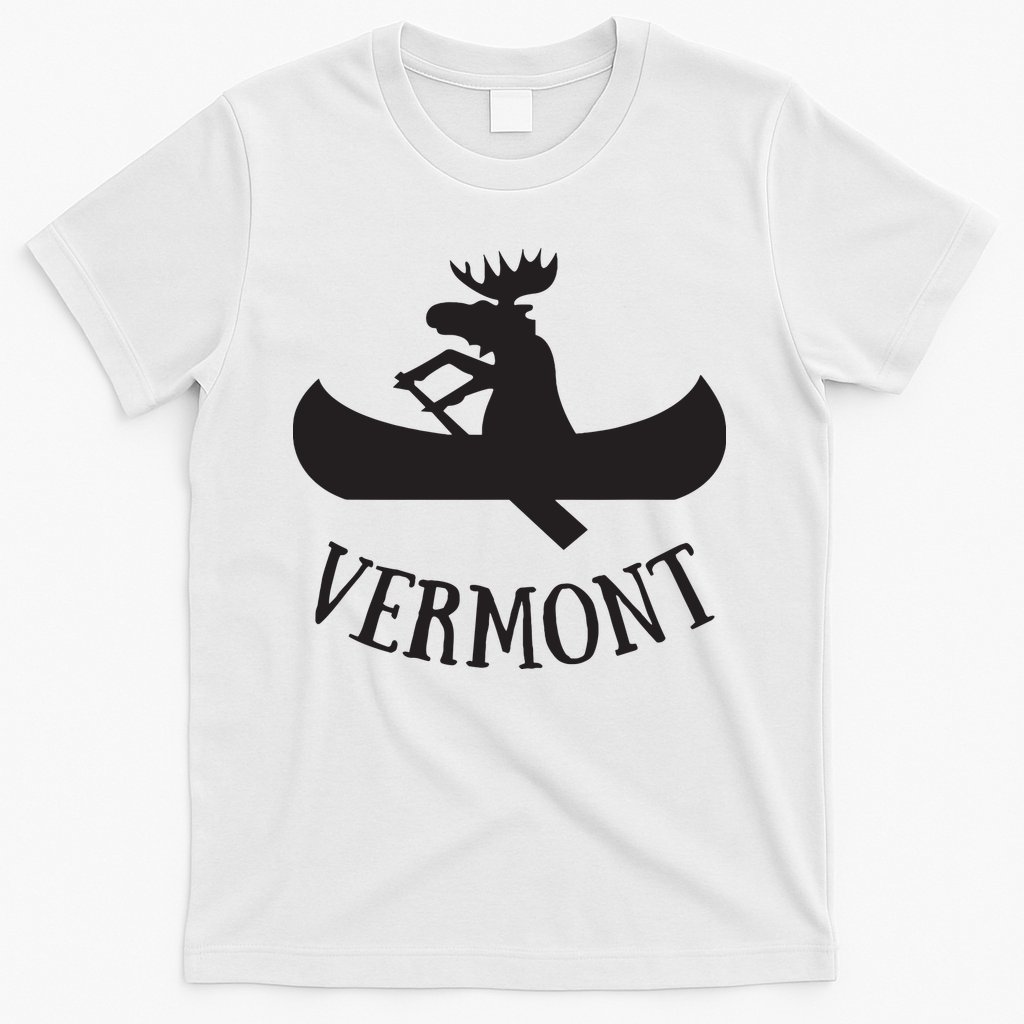 Vermont Moose Canoe Vacation T T-Shirt