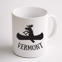 Vermont Moose Canoe Vacation T Coffee Mug